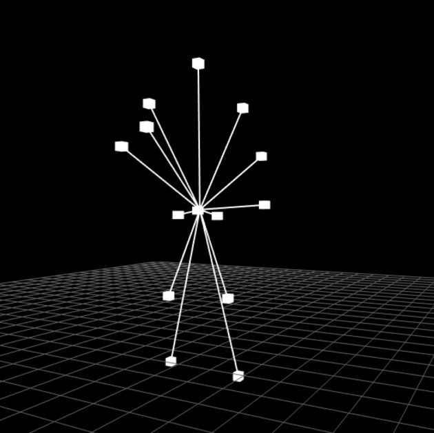 Input Parameters Visualisation: Distance of joints to center of mass